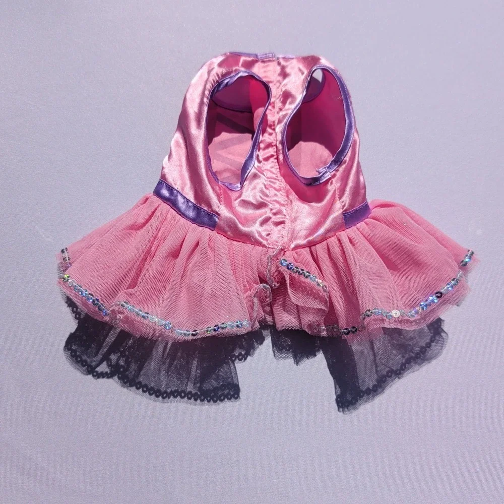 Build‎ A Bear Pink Purple Ballet Tutu Tulle 4 Legged Animal BABW 2017